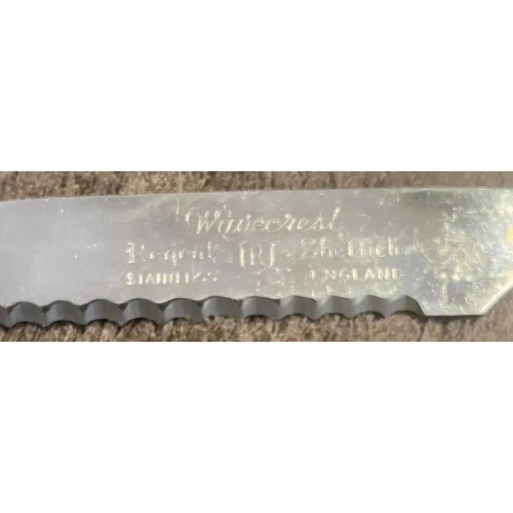 Rare Regent Sheffield Wavecrest 8.75” Cocktail Knife England Stainless St.